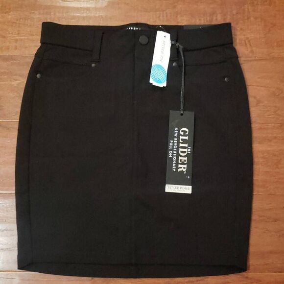 Stitch Fix | Liverpool Los Angeles‎ Cece Skirt Black Pencil Skirt Size 0 NEW - Picture 1 of 5